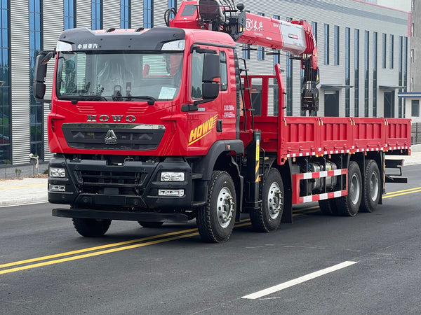 Heavy-Duty HOWO Truck Mounted Crane | Built for Rough Roads & Harsh Job Sites