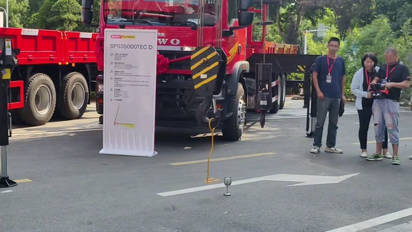 Can a 35-Ton Crane Pick Up a Wine Glass? SANY PALFINGER SPS35000TEC D Precision Challenge