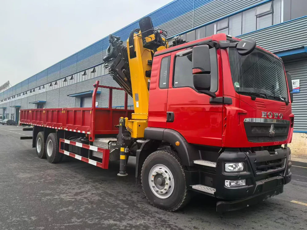 Sinotruk Howo TX 12T Кран-манипулятор XCMG с телескопической стрелой