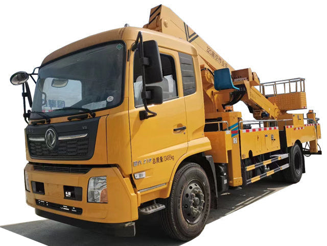Автомобиль-вышка Dongfeng 32 метра 4х2 с гидравлическим подъемником для высотных работ, продажа