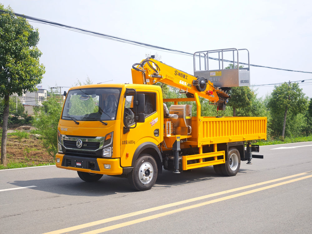 Продается 20-метровая трехсекционная автовышка Dongfeng.