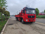 Бортовой автомобиль DongFeng с краном-манипулятором и грейфером продается