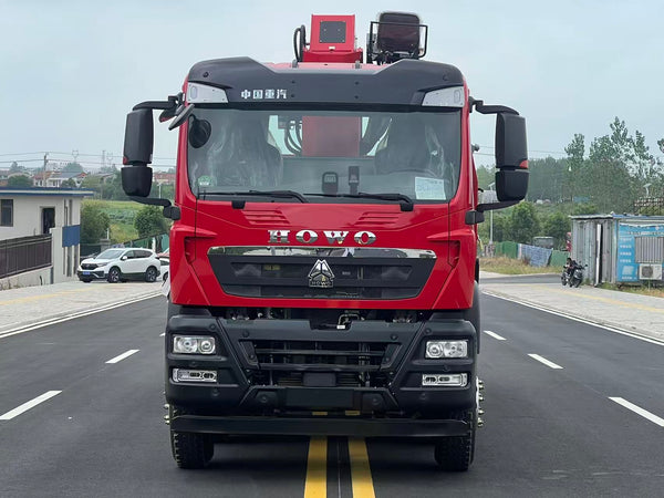 HOWO TX 8x4 380HP Crane Truck with Changxing 14-Ton 5-Section Straight Boom Crane