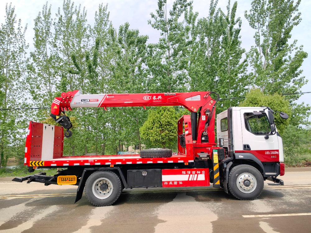 Эвакуатор DongFeng 8Т с краном CX 8Т на продажу