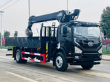 Custom FAW LHD4x2 Crane Truck | 8-10 Ton SANY/Changxing Boom | Mountain Edition 220HP