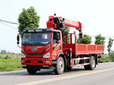 Custom FAW LHD4x2 Crane Truck | 8-10 Ton SANY/Changxing Boom | Mountain Edition 220HP