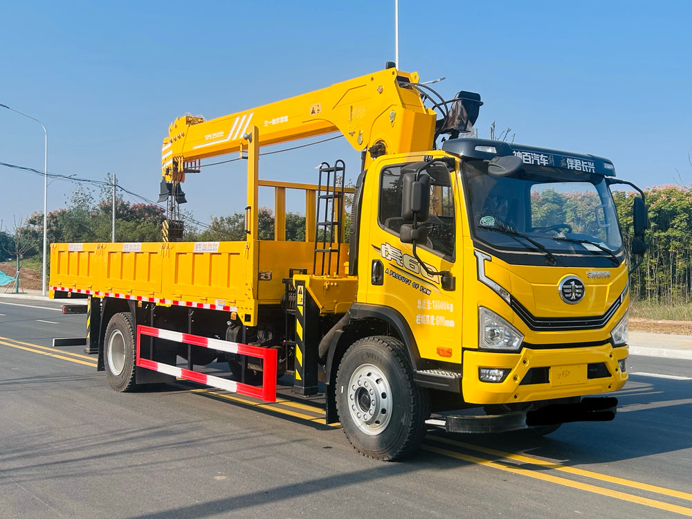 Custom FAW LHD4x2 Crane Truck | 8-10 Ton SANY/Changxing Boom | Mountain Edition 220HP