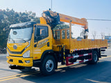 Custom FAW LHD4x2 Crane Truck | 8-10 Ton SANY/Changxing Boom | Mountain Edition 220HP