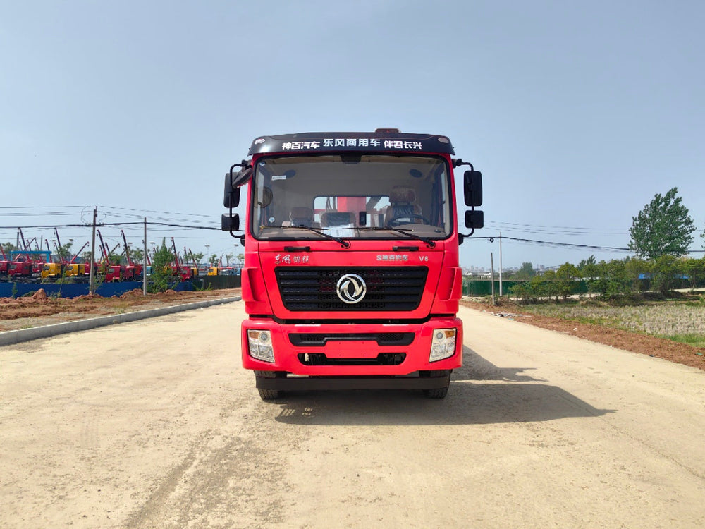 Бортовой автомобиль DongFeng с краном-манипулятором и грейфером продается
