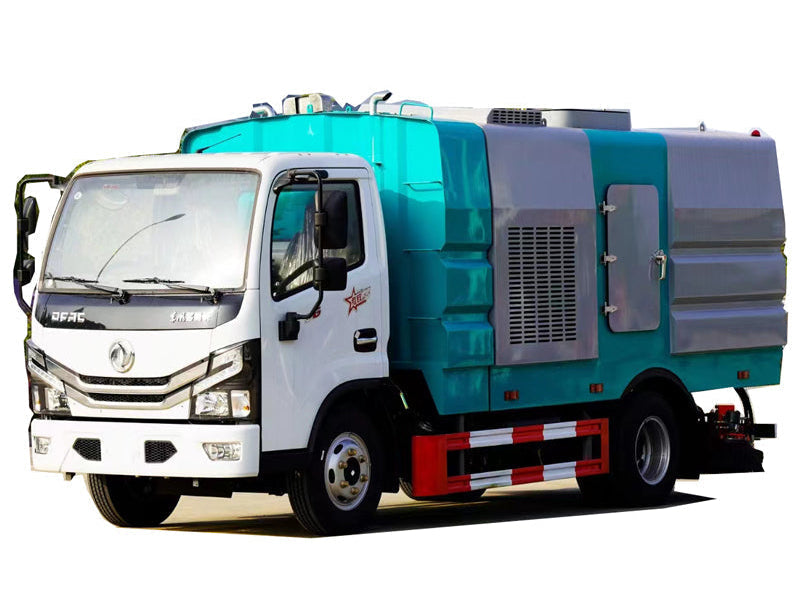 Дорожный подметально-уборочный грузовик Dongfeng 4x2, водяной бак 1 куб. м, мусорные баки 4 куб. м, продажа