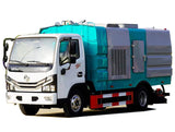 Дорожный подметально-уборочный грузовик Dongfeng 4x2, водяной бак 1 куб. м, мусорные баки 4 куб. м, продажа