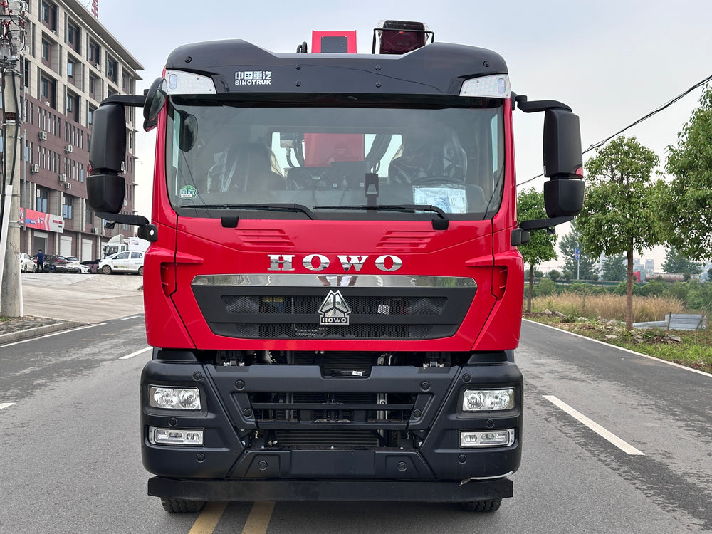 HOWO TX 6x4 Mountain Edition Crane Truck | 14-Ton 5-Section Boom | 8.4m Cargo Box | 320HP