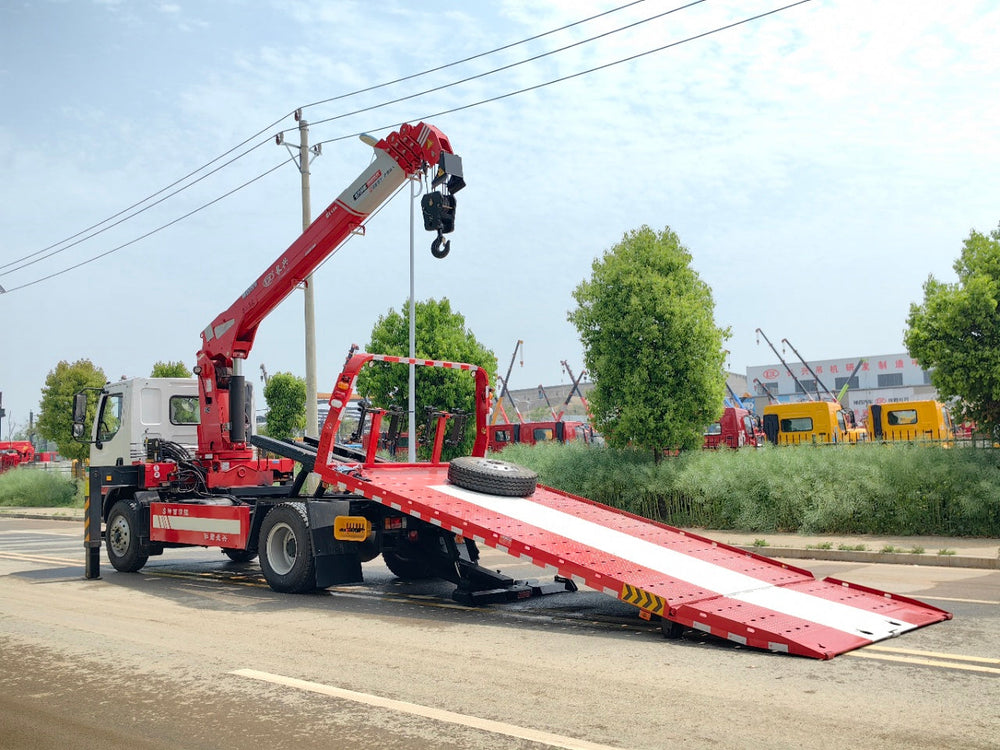 Эвакуатор DongFeng 8Т с краном CX 8Т на продажу