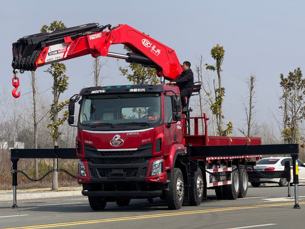 Продается кран-манипулятор DongFeng 8Т 350HP с шарнирно-сочлененной стрелой