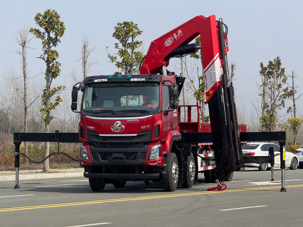 Продается кран-манипулятор DongFeng 8Т 350HP с шарнирно-сочлененной стрелой