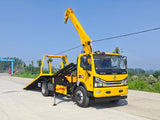 Эвакуатор DongFeng 4X2 с телескопическим краном 5Т продается